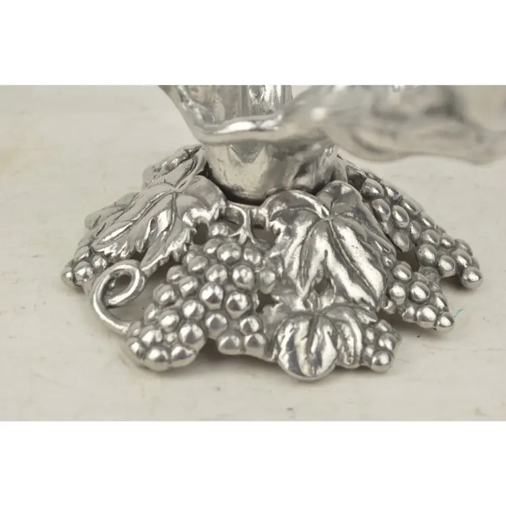 Vintage Arthur Court Aluminum Grape Grapevine Bowl Holder Stand Replacement